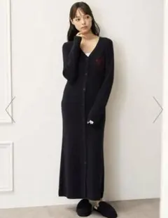 【JOEL ROBUCHON】スムーズィーシルク前開きワンピース