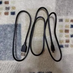 USB to Micro USBケーブル 黒