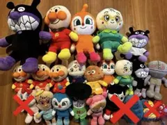 ばら売り可　アンパンマン ぬいぐるみ　ぷりちぃビーンズなど　18体セット