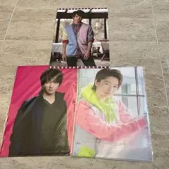 知念侑李 クリアファイル 3枚セット