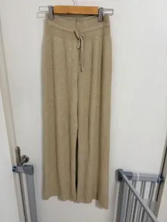 ユニクロ ウォッシャブルリブニットパンツ 妊婦