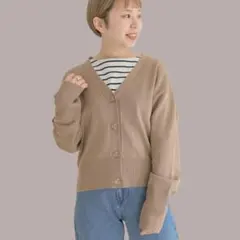 ITEMS URBANRESEARCH リネンライクショートニットカーディガン