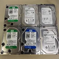 3TB 内蔵型ハードディスクドライブ　6個セット