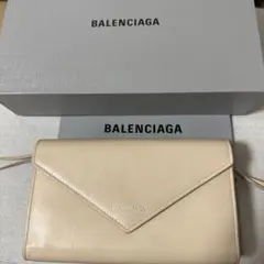 BALENCIAGA ベージュ 長財布　二つ折りのサムネイル