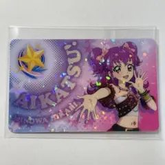 アイカツ！三ノ輪ヒカリ レッドストライプリボン【未開封品】 アイカツ！ レッドストライプリボンアクセ 三ノ輪ヒカリ プロモーション CD