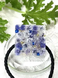 『0389』スクエア♡可愛いピンク系♡レジンヘアゴム