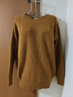 UNIQLO マスタード ニットセーター S
