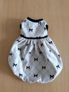 犬服　ハンドメイド　バルーンワンピース