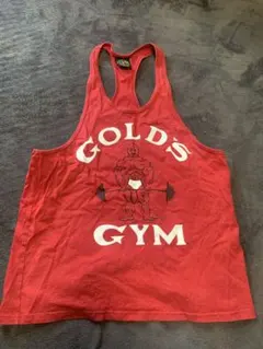 GOLD'S GYM タンクトップ 赤　Mサイズ　ゴールドジム