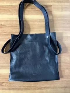 BEAURE × Ray BEAMS別注 2way トートバッグ 黒 シボ革