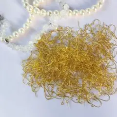 【大容量】ニッケルフリー/ピアス金具 /フックピアス　50g(450個前後)