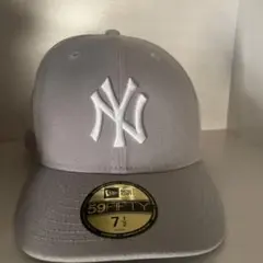 New Era 59FIFTY グレー NYキャップ 7 1/2