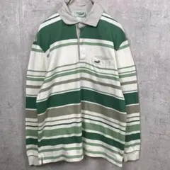 【まみり様専用】【美品】Crocodile メンズ ポロシャツ 刺繍ロゴ L