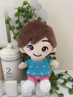 Tシャツ ドット ターコイズブルー☆ちびぬい 服☆ハンドメイド 洋服