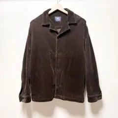 ナノユニバース コーデュロイジャケット ブラウン カバーオール