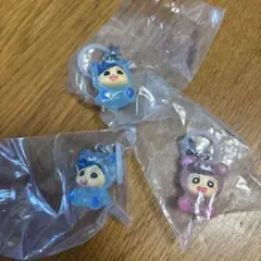 クレヨンしんちゃん　めじるしアクセサリー　風間くん　ねねちゃん　3個セット