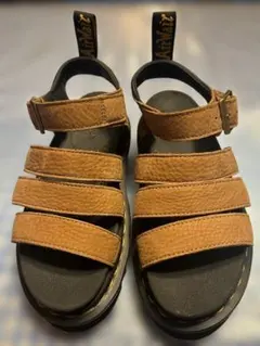 Dr.Martens23.5センチ レディース　ブラウン ストラップサンダル