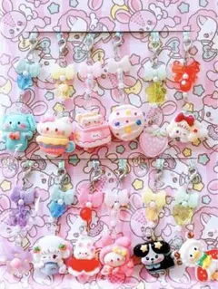 可愛い動物・スイーツのチャームまとめ売りセット