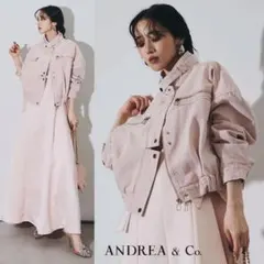 ANDREA &Co. AUBREY フラワージャガードデニムジャケット 新品 - メルカリ