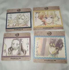 鬼滅の刃 宇髄天元 竈門禰豆子 我妻善逸 嘴平伊之助 コースター ポストカード