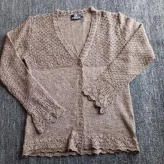 MANCHESTER JEANS ベージュ カーディガン Lサイズ