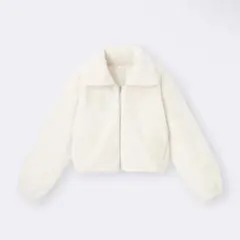 ジーユー　GU フラッフィーブルゾン