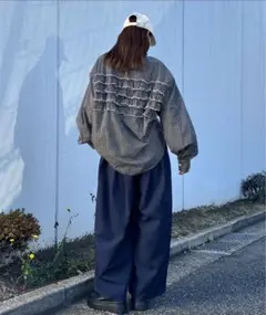 フリルドッキングオーバーシャツ　チャオパニック