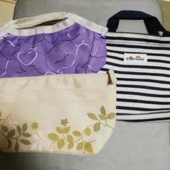 バッグインバッグ三点