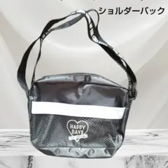 ショルダー バッグ 黒 キッズ 子供用 女の子 カジュアル ナイロン