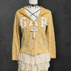 GAP ギャップ ロゴ パーカー y2k 平成 ギャル グランジ　花柄