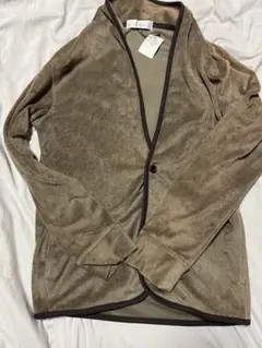 MONSIEUR NICOLE ブラウン カーディガン L タグ付き新品
