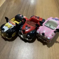 ディズニートミカ　ミッキー・ミニー 3台セット