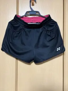 ヨネックス ブラック/ピンク ショートパンツ XOサイズ