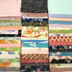 正絹着物カットクロス アソート50枚組8―⑩