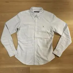 Ralph Lauren 9号　ライトブルー　レディース　長袖シャツのサムネイル