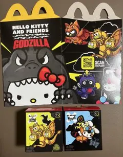 よ*ん様 マクドナルド ハッピーセット サンリオ×ゴジラ 3種セット