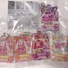 アイカツ　プリパラ　ガチャ　だれでもアクリルチャーム　のの　みやび　ひなき　りさ