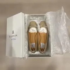 LANVIN ベージュ パンプス