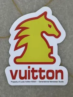 希少 ルイヴィトン ヴァージルアブロー 顧客限定 非売品 ステッカー ナイト