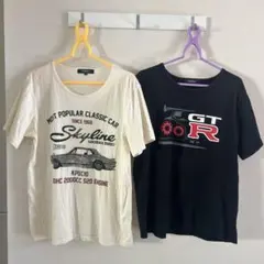 メンズTシャツ GTR ハコスカ 2枚セット