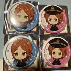あんスタ 東京駅 POP UP JRコラボ 缶バッジ　2wink 4点