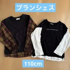 ブランシェス　キッズ 長袖カットソー 2枚セット