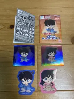 名探偵コナン ちぢませ隊 ステッカーコレクション2 工藤新一＆毛利蘭