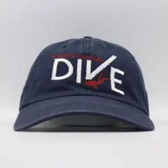 DIVE カリブ海 ダイビング 海 リゾート 帽子 ビンテージ キャップ 紺のサムネイル