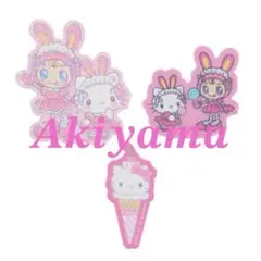 sanrio mezzopianoコラボステッカー