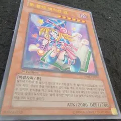 遊戯王　No.6996 トゥーン・ブラック・マジシャン・ガール　ウルトラ　韓国