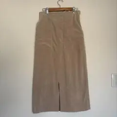 121. ロペ　スカート　コーデュロイ ベージュ タイトスカート