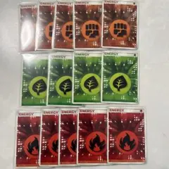 ポケモンカード　クイックエネルギー　14枚セット　1st ほのお　くさ　とう