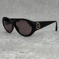クリスチャンディオール Dior 2854 サングラス CDロゴ 黒 オーバル