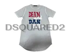 ★DSQUARED2 半袖Tシャツ XS グレー ロゴT 人気デザイン メンズ